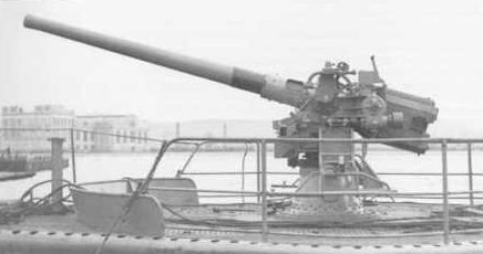 Орудие 100-mm/47 для подводных лодок образца 1931 г.