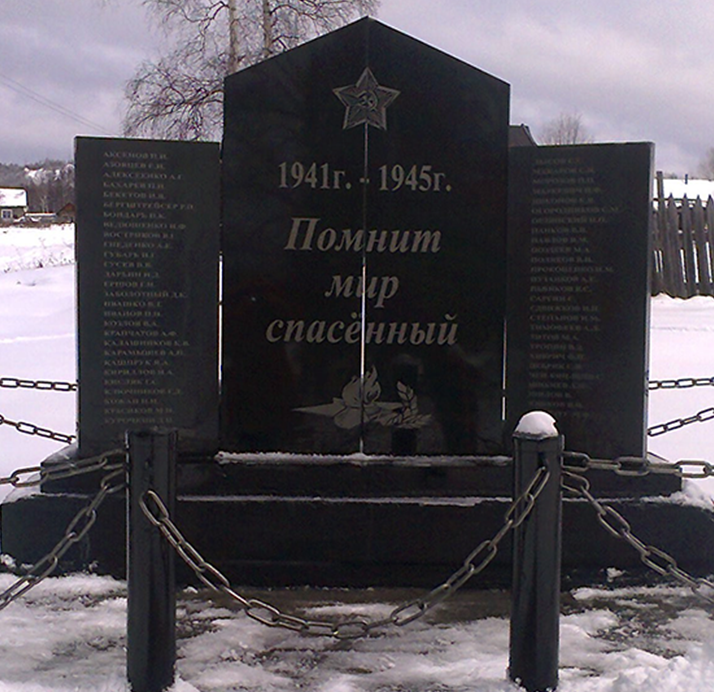 п. Коболдо Селемджинского р-на. Памятник «Стена памяти»