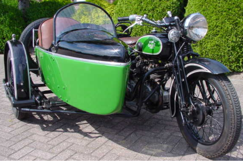 Мотоцикл Renе Gillet 1000 с коляской