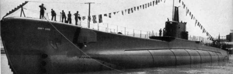 Подводная лодка «Ammiraglio Cagni»