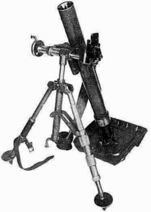Поздний вариант миномета 60-mm M19 mortar