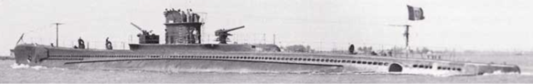 Подводная лодка «Ammiraglio Millo»