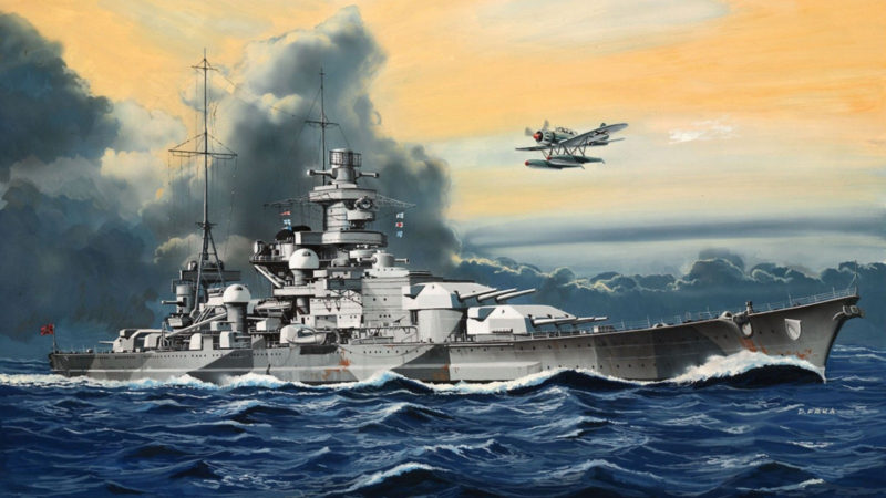 Frka Danijel. Линкор «Scharnhorst».