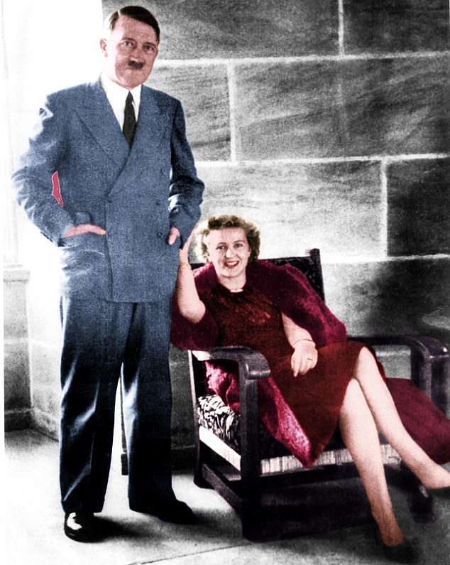 Адольф Гитлер и Ева Браун.