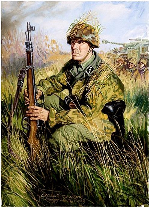 Позняк Сергей. Командир эстонского батальона СС «Narva». 