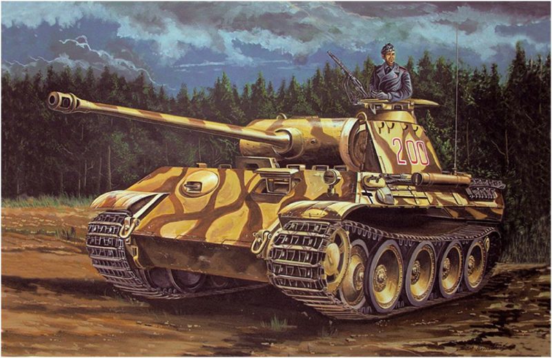 Kavvathias Kostas. Танк Panther Ausf. A.