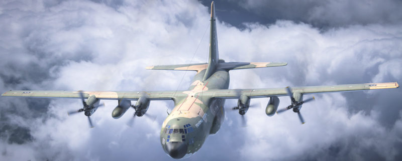 Karidis Antonis. Бомбардировщик C-130 Hercules.
