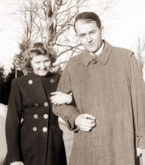 Ева Браун и Альберт Шпеер.
