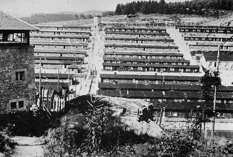 Вид лагеря после освобождения Дании
