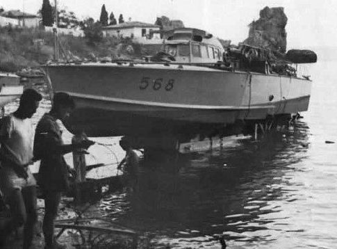 Торпедный катер МАS-568 Х-й флотилии в Феодосии