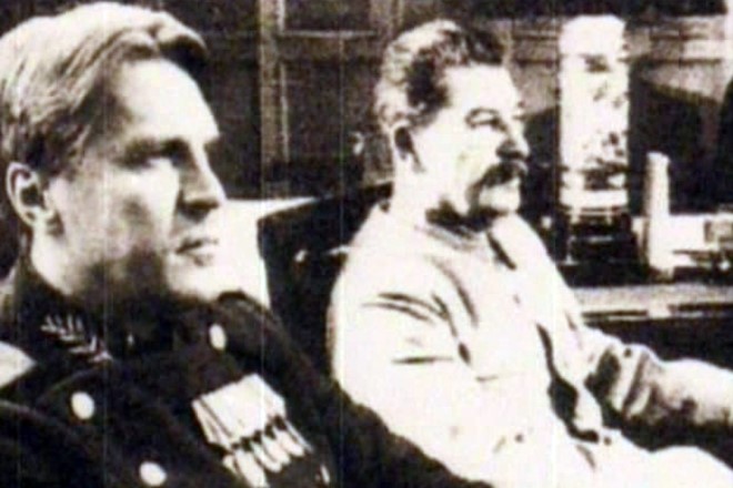 Виктор Абакумов и Иосиф Сталин