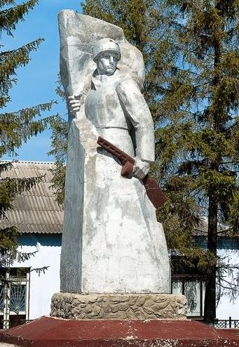с. Ворничень, Страшенского р-на. Памятник воинам, погибшим в годы Великой Отечественной войны