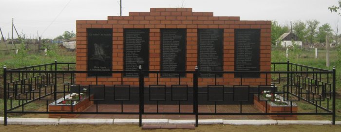с. Баскамыск Актогайского р-на. Обелиск «Имя героя - в памяти народа» был открыт в 2016 году.