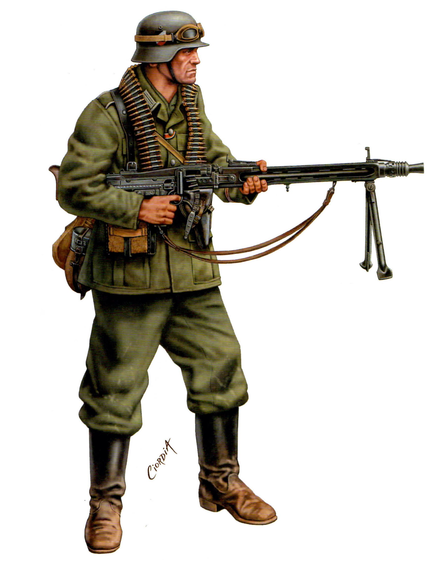 Ciordia Juan Carlos. Немецкие солдаты.