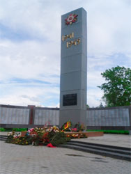 г. Риддер. Обелиск Славы был установлен в 1975 году.