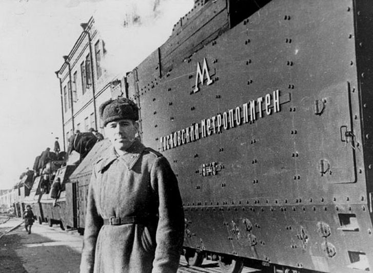 Бронепоезд «Московский метрополитен». 21 марта, 1943 г.