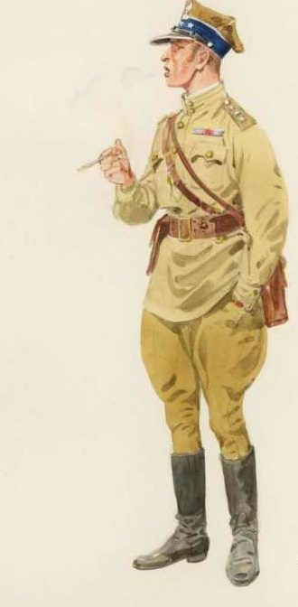 Knotel Herbert. Капитан польской пехоты.