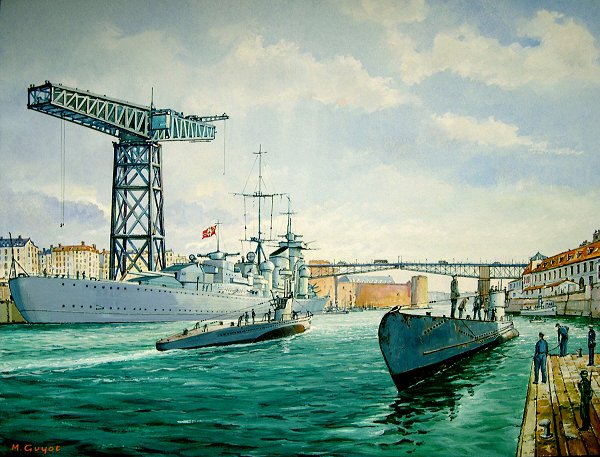 Guyot Michel. Флот Kriegsmarine.