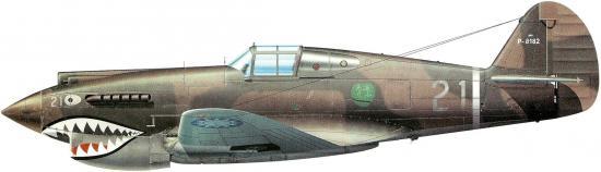 Guillou Jean Marie. Истребитель Curtiss H-81-A-2.