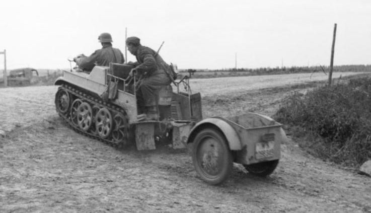 Вездеход SdKfz 2 Kettenkrad. Россия. 1943 г.