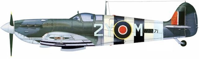 Petit Jean-Jacques. Истребитель Supermarine Spitfire Mk.Vb 2Y-M.