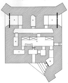 План бункера типа R107.