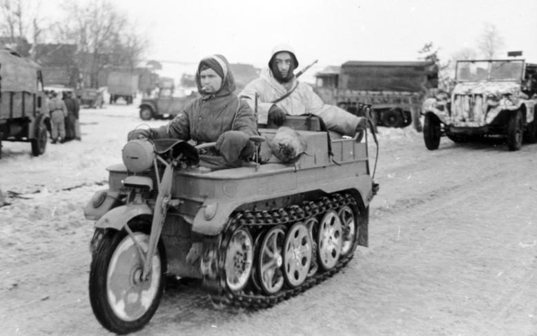 Вездеход SdKfz 2 Kettenkrad. Россия. 1943 г.