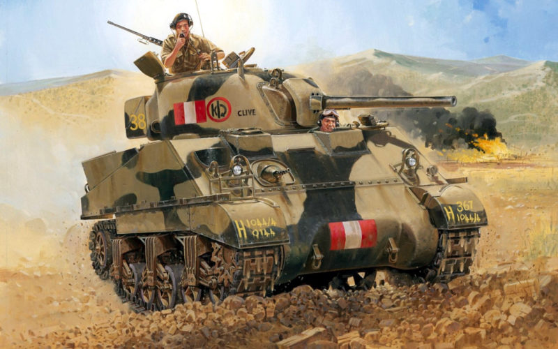 Howard Gerrard. Танк Sherman III.