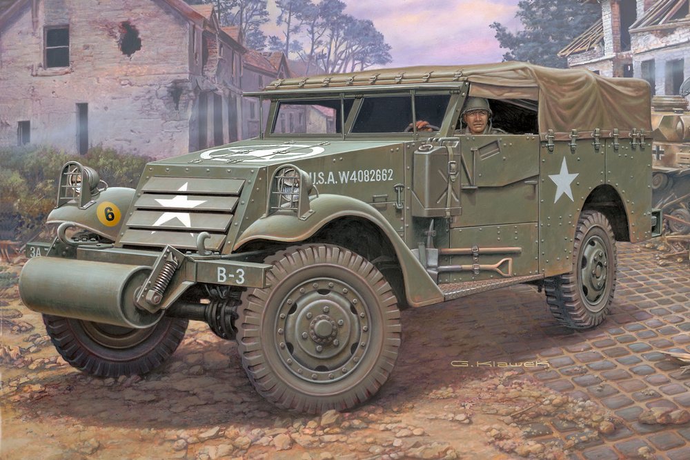 Klawek G. Внедорожник M3A1 Scout Car.