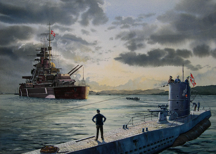 Guyot Michel. Линкор «Bismarck».