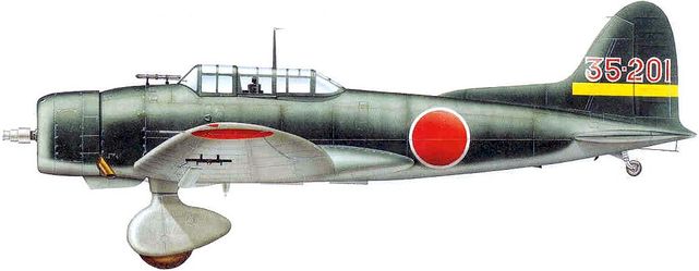 Dhorne Vincent. Истребитель Aichi D-3A1.