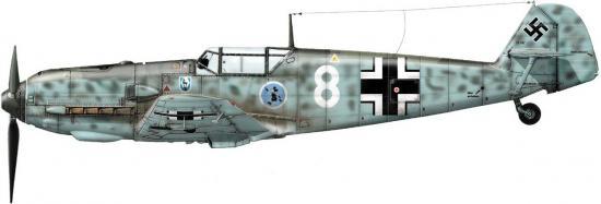 Dekker Thierry. Истребитель Bf-109 E-1.