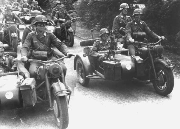 Мотоциклы BMW R75. Июнь 1941 г.