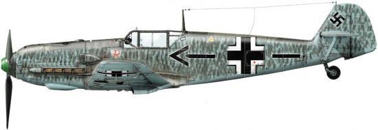 Dekker Thierry. Истребитель Bf-109 E-4.