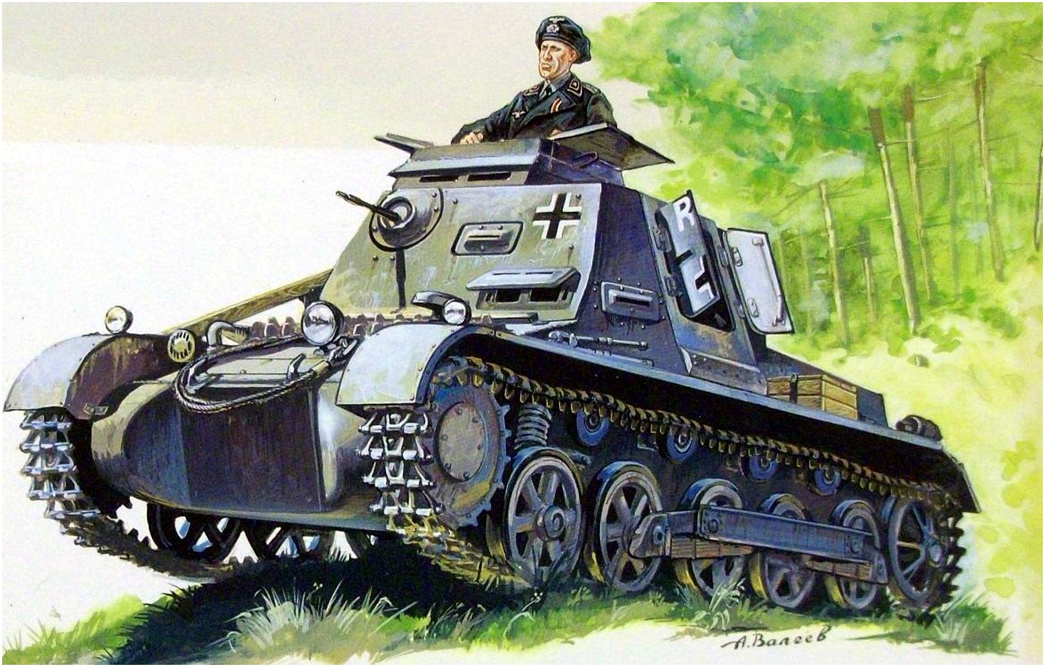 Валеев Антон. Танк Panzerbefehlswagen I.