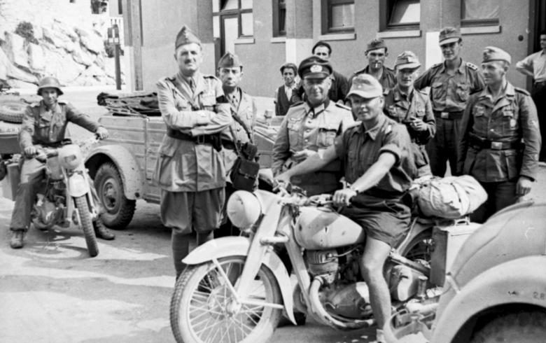 Югославия. Мотоцикл DKW NZ-350. 1943 г.