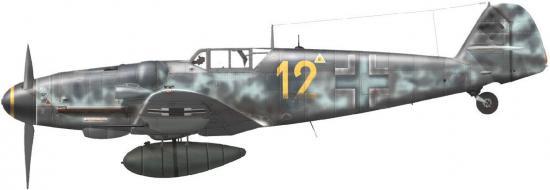 Dekker Thierry. Истребитель Bf-109 G-6.