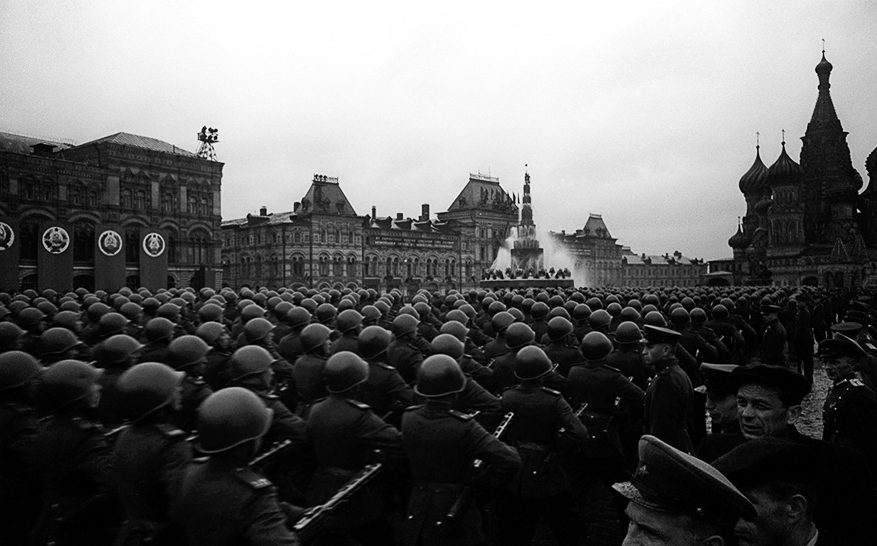 Строй войск на параде Победы. 24 июня 1945 г.