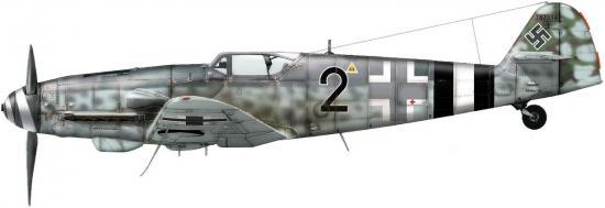 Dekker Thierry. Истребитель Bf-109 G-14.