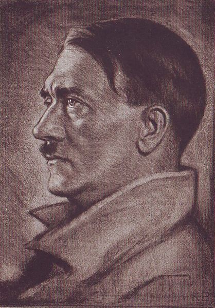Bauer Karl. Портрет Гитлера.