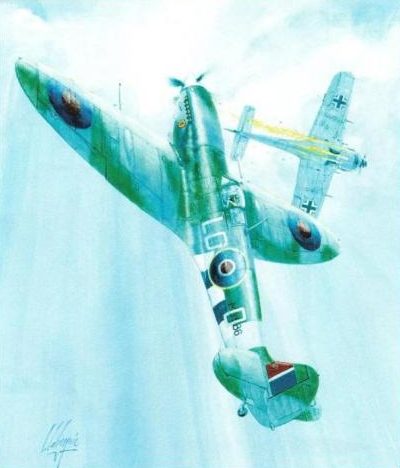 Labeyrie Lionel. Истребитель Supermarine Spitfire LF-IXC.