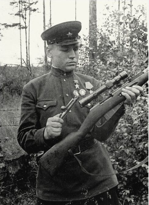 Снайпер-истребитель И.П.Антонов. КБФ. Июль 1943 г.