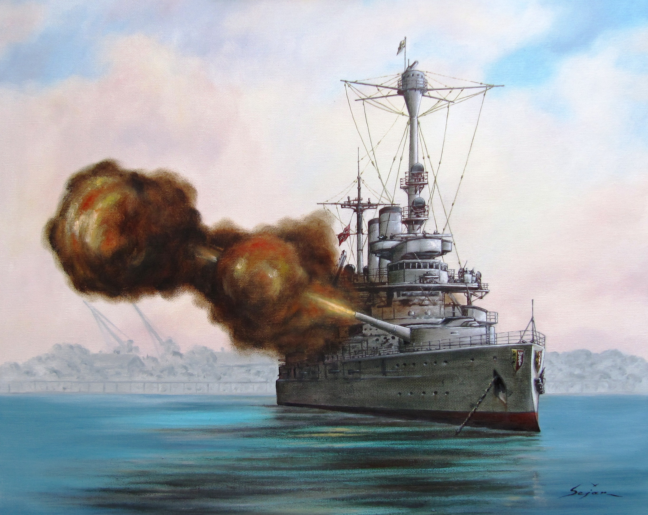 Бекиров Сеяр. Линкор «Schleswig-Holstein».