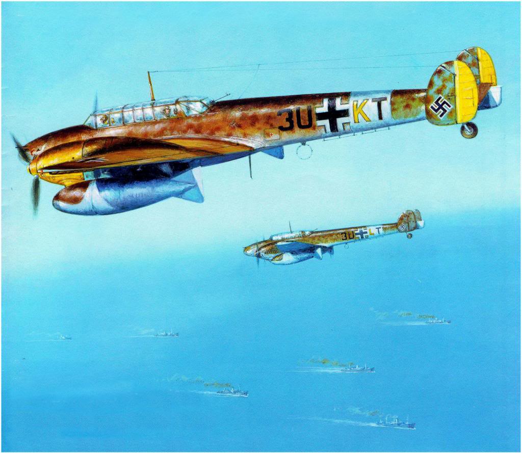 Labeyrie Lionel. Истребители Bf-110E.