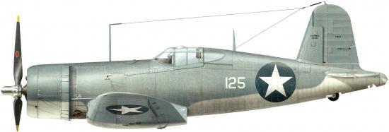 Dekker Thierry. Истребитель Vought F-4U-1.