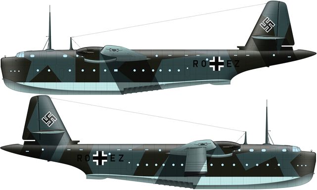 Tilley Pierre-André. Дальний гидросамолет Blohm und Voss BV 238 V-1.