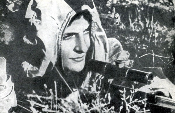 Людмила Павличенко. Севастополь. Июнь 1942 г.