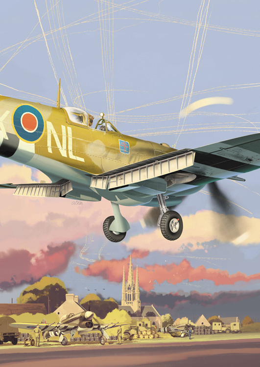 Gibelin Christophe. Истребитель Supermarine Spitfire LF Mk.IX.