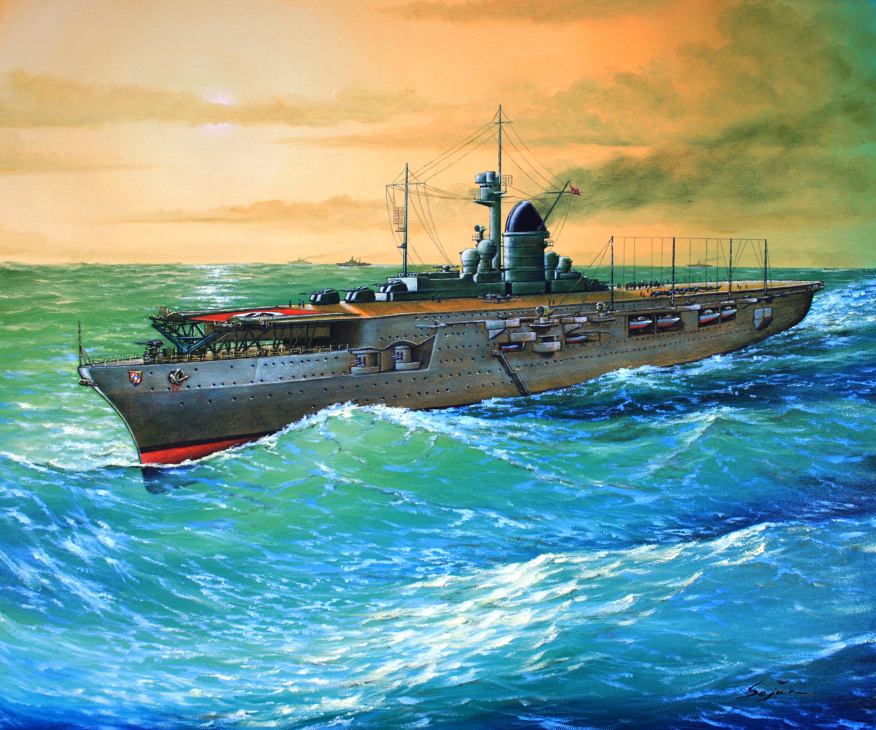 Бекиров Сеяр. Авианосец «Graf Zeppelin».