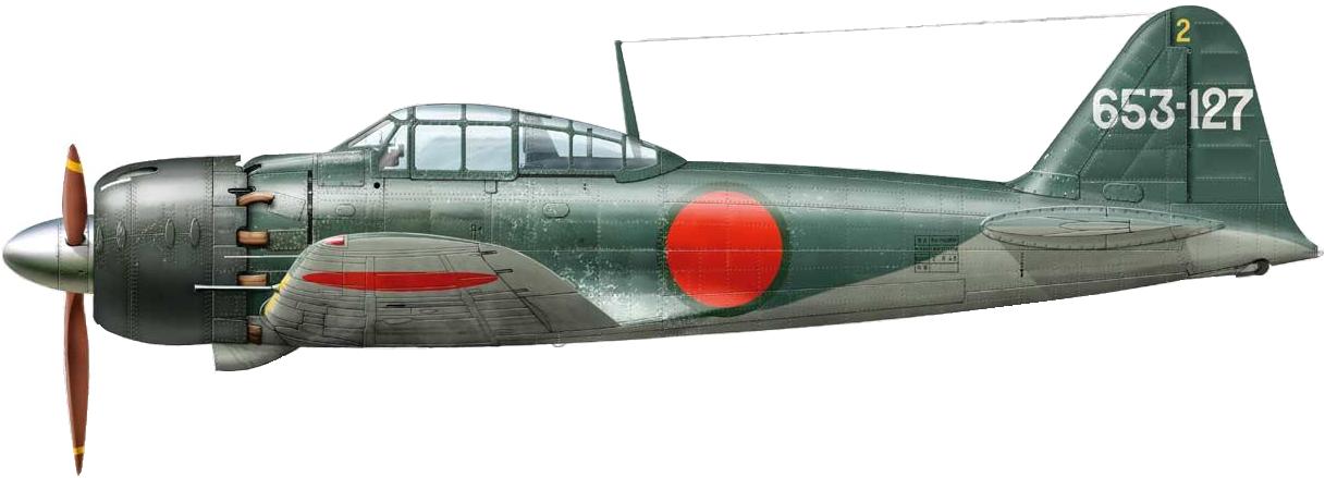 Dekker Thierry. Истребитель Mitsubishi A-6M.